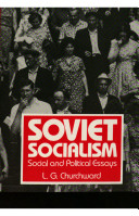 Soviet socialism : social and political essays /