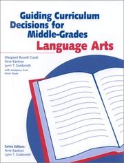 Guiding curriculum decisions for middle-grades language arts /