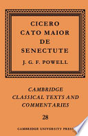 Cato Maior de senectute /