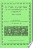 De finibus bonorum et malorum : libri quinque /