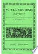 M. Tulli Ciceronis De officiis /