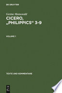Cicero, Philippics 3-9 /