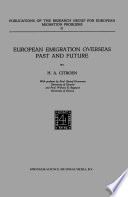 European emigration overseas past and future /