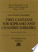 Two cantatas for soprano and chamber ensemble /