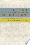 Interim appointment : W.C.C. Claiborne letter book, 1804-1805 /