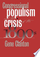 Congressional populism and the crisis of the 1890s /