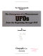 The emergence of a phenomenon--UFOs from the beginning through 1959 /