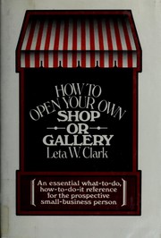 How to open your own shop or gallery /