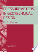 Pressuremeters in Geotechnical Design /