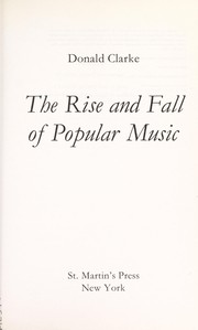 The rise and fall of popular music /