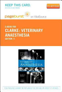 Veterinary anaesthesia /