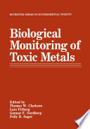 Biological Monitoring of Toxic Metals /