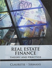 Real estate finance : theory and practice /