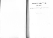 Toward the soul : an inquiry into the meaning of 'psyche' [romanized] before Plato /