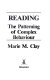 Reading : the patterning of complex behaviour /