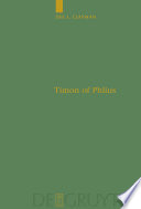 Timon of Phlius : Pyrrhonism into poetry /