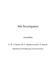 Site investigation /