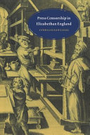 Press censorship in Elizabethan England /