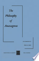 The Philosophy of Anaxagoras /