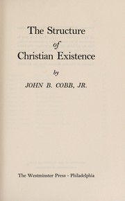 The structure of Christian existence /