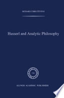 Husserl and Analytic Philosophy /