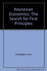 Keynesian economics : the search for first principles /
