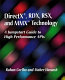 DirectX, RDX, RSX, and MMX technology : a jumpstart guide to high performance APIs /