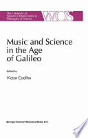 Music and Science in the Age of Galileo /
