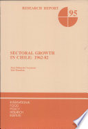 Sectoral growth in Chile, 1962-82 /