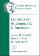 Lectures on automorphic L-functions /