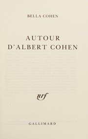Autour d'Albert Cohen /