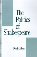 The politics of Shakespeare /