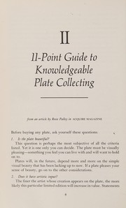 Grosset's complete guide to collectible plates /