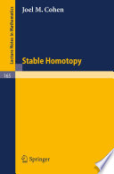 Stable homotopy /