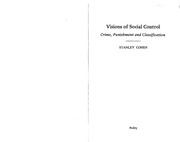 Visions of social control : crime, punishment, and classification /