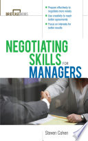 Negotiating skills for managers /