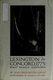 Lexington and Concord, 1775 : what really happened /