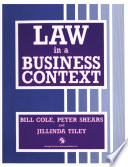 Law in a business context /