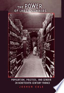 The power of large numbers : population, politics, and gender in nineteenth-century France /