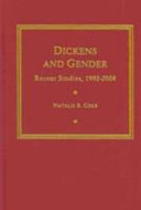 Dickens and gender : recent studies, 1992-2008 /