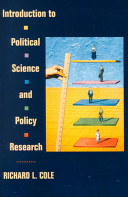 Introduction to political science and policy research /