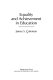 Equality and achievement in education /