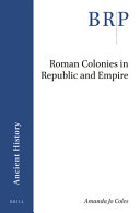 Roman colonies in republic and empire /