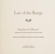 Law of the range : portraits of old-time brand inspectors /