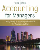 Accounting for managers : interpreting accounting information for decision-making /