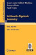 Arithmetic algebraic geometry : lectures given at the 2nd Session of the Centro Internazionale Matematico Estivo (C.I.M.E.) held in Trento, Italy, June 24-July 2, 1991 /