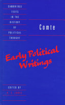 Early political writings /