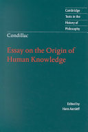 Essay on the origin of human knowledge /