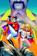 Harley Quinn and Power Girl /