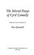 The selected essays of Cyril Connolly /
